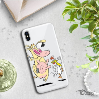 ETUI NA TELEFON IPHONE X A1901 CARTOON NETWORK KK176 CLASSIC KROWA I KURCZAK