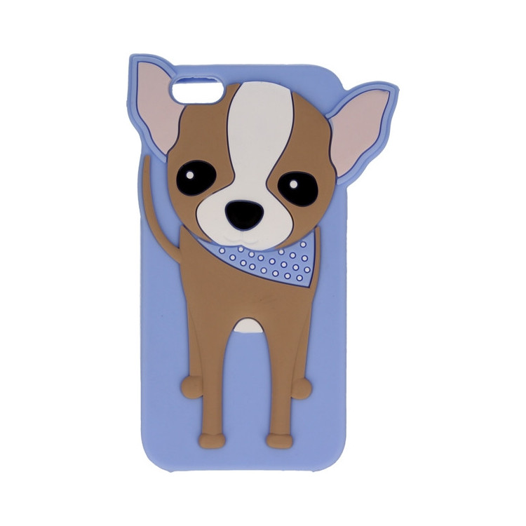 ETUI 3D DOGGY IPHONE 6 4.7'' NIEBIESKI