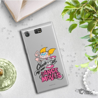 ETUI NA TELEFON SONY XPERIA XZ1 G8341 CARTOON NETWORK DX290 CLASSIC LABORATORIUM DEXTERA