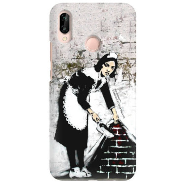 ETUI NA TELEFON HUAWEI P20 LITE ANE-AL00 BANKSY WZÓR BK100