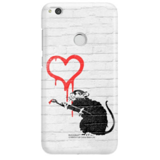 ETUI NA TELEFON HUAWEI P8 LITE 2017 PRA-LA1  BANKSY WZÓR BK110