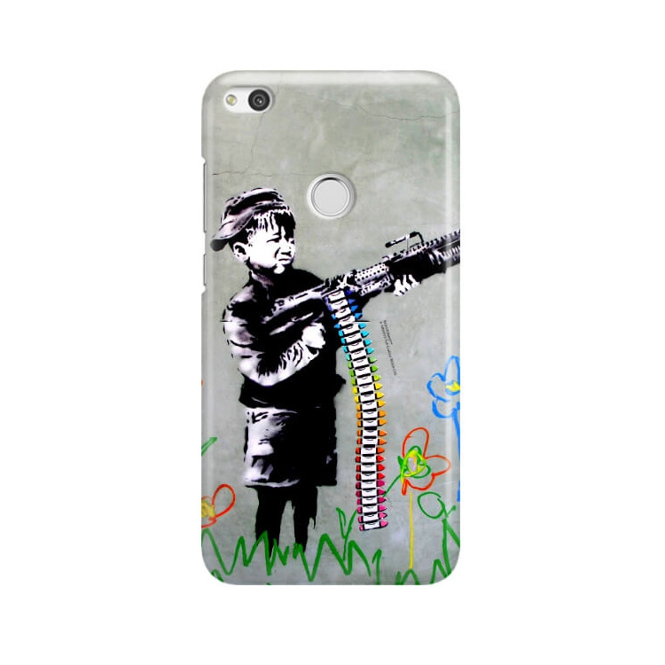 ETUI NA TELEFON HUAWEI P8 LITE 2017 PRA-LA1 BANKSY WZÓR BK162