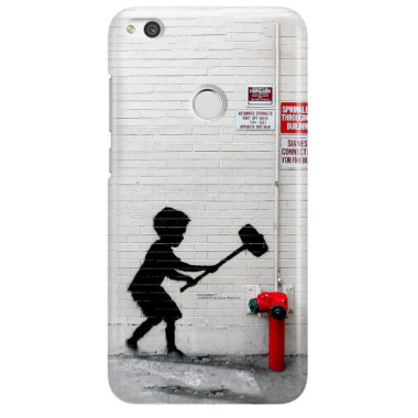 ETUI NA TELEFON HUAWEI P9 LITE 2017 VNS-L31 BANKSY WZÓR BK178