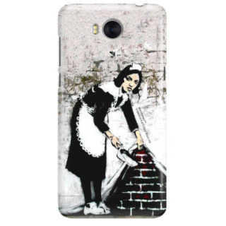 ETUI NA TELEFON HUAWEI Y5 2017 MYA-L03  BANKSY WZÓR BK100