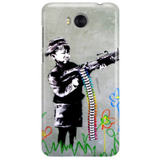 ETUI NA TELEFON HUAWEI Y5 2017 MYA-L03 BANKSY WZÓR BK162