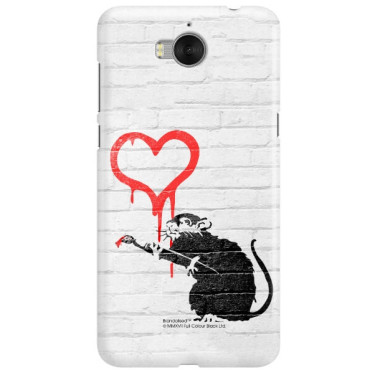 ETUI NA TELEFON HUAWEI Y6 2017 MYA-L03 BANKSY WZÓR BK110