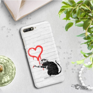 ETUI NA TELEFON HUAWEI Y6 2017 MYA-L03 BANKSY WZÓR BK110