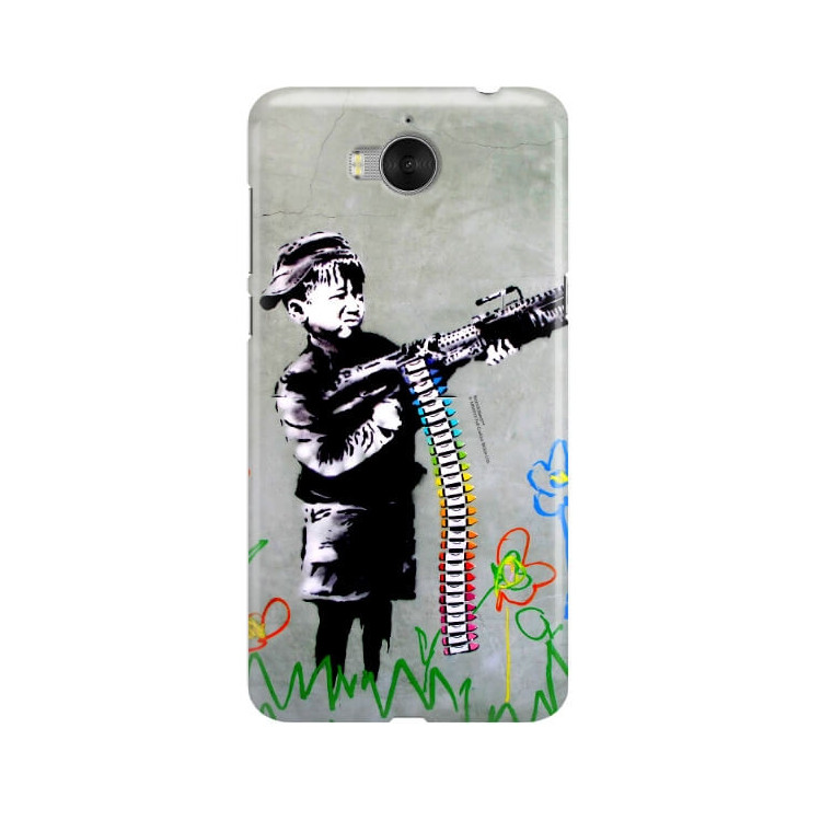 ETUI NA TELEFON HUAWEI Y6 2017 MYA-L03 BANKSY WZÓR BK162