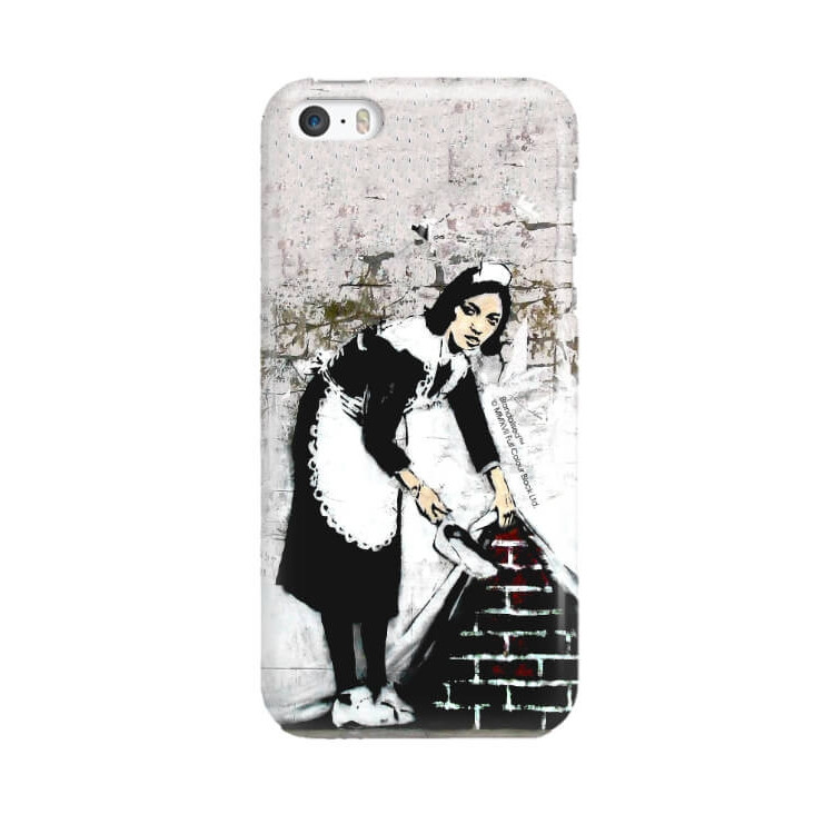 ETUI NA TELEFON IPHONE 5 5S SE A1429/A1457/A1723 BANKSY WZÓR BK100