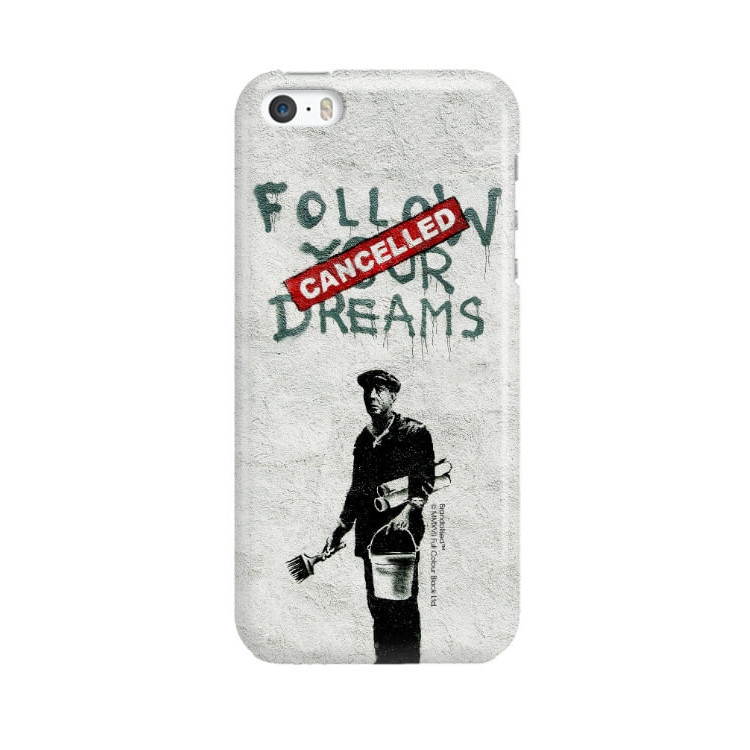 ETUI NA TELEFON IPHONE 5 5S SE A1429/A1457/A1723  BANKSY WZÓR BK115