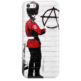 ETUI NA TELEFON IPHONE 5 5S SE A1429/A1457/A1723 BANKSY WZÓR BK134