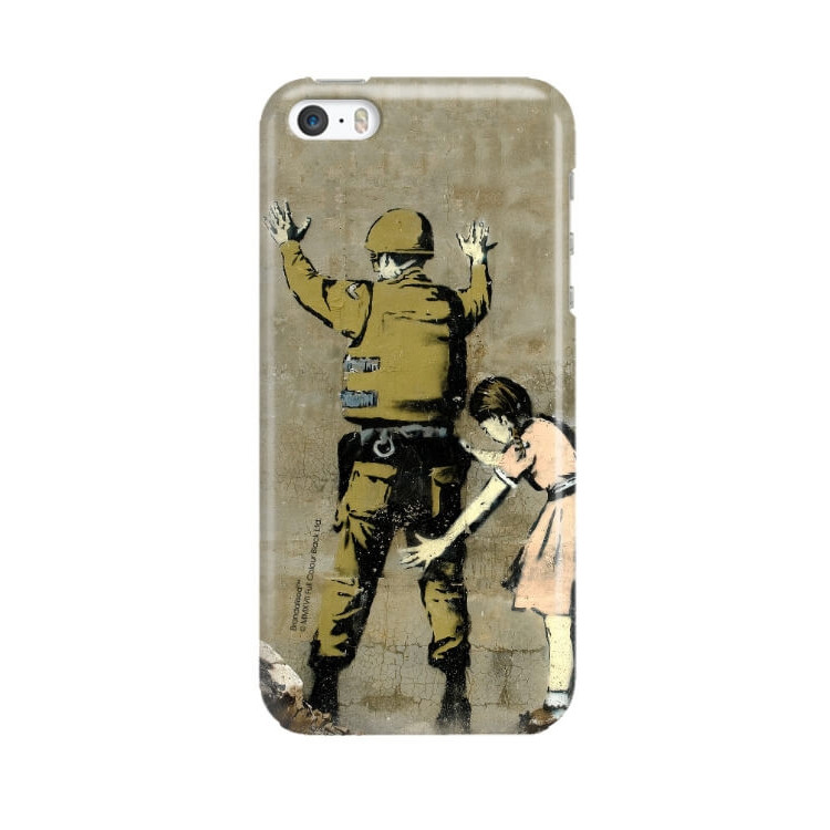 ETUI NA TELEFON IPHONE 5 5S SE A1429/A1457/A1723 BANKSY WZÓR BK135