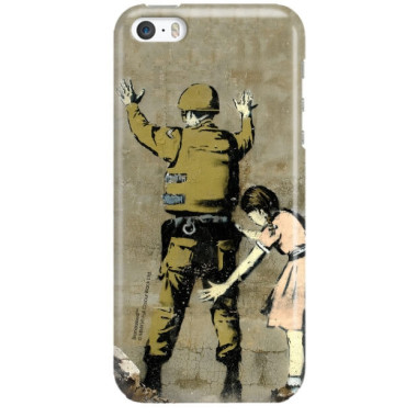 ETUI NA TELEFON IPHONE 5 5S SE A1429/A1457/A1723 BANKSY WZÓR BK135