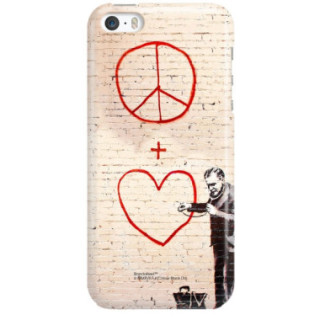 ETUI NA TELEFON IPHONE 5 5S SE A1429/A1457/A1723 BANKSY WZÓR BK146