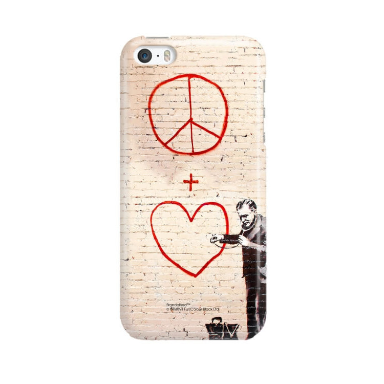 ETUI NA TELEFON IPHONE 5 5S SE A1429/A1457/A1723 BANKSY WZÓR BK146