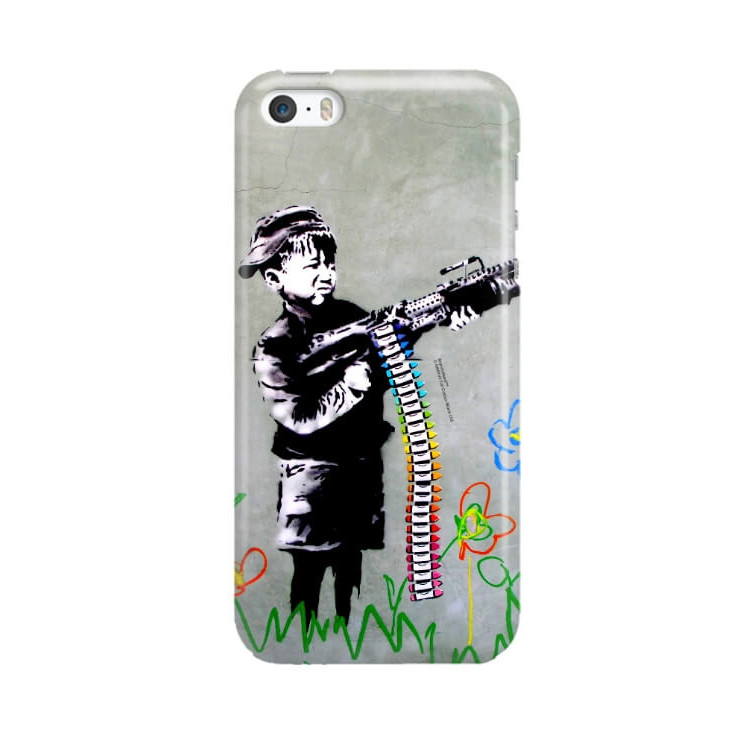 ETUI NA TELEFON IPHONE 5 5S SE A1429/A1457/A1723 BANKSY WZÓR BK162