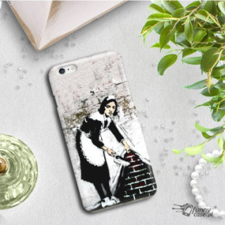 ETUI NA TELEFON IPHONE 6 6S A1549/A1633 BANKSY WZÓR BK100