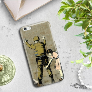 ETUI NA TELEFON IPHONE 6 6S A1549/A1633 BANKSY WZÓR BK135