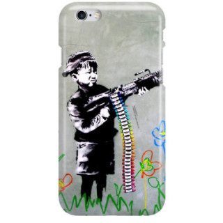 ETUI NA TELEFON IPHONE 6 6S A1549/A1633 BANKSY WZÓR BK162