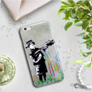 ETUI NA TELEFON IPHONE 6 6S A1549/A1633 BANKSY WZÓR BK162