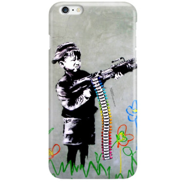 ETUI NA TELEFON IPHONE 6 PLUS A1522 BANKSY WZÓR BK162