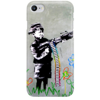 ETUI NA TELEFON IPHONE 7 A1660 BANKSY WZÓR BK162