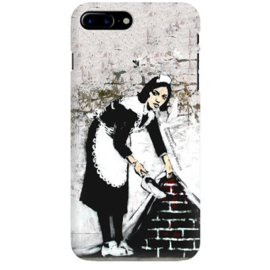 ETUI NA TELEFON IPHONE 7 PLUS A1661 BANKSY WZÓR BK100