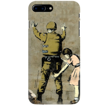 ETUI NA TELEFON IPHONE 7 PLUS A1661  BANKSY WZÓR BK135