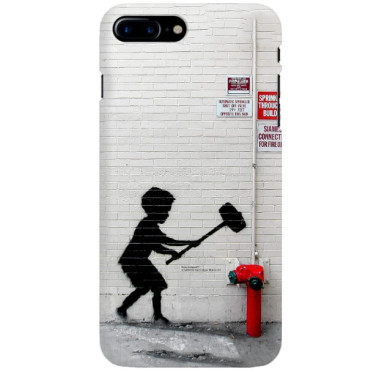 ETUI NA TELEFON IPHONE 7 PLUS A1661 BANKSY WZÓR BK178