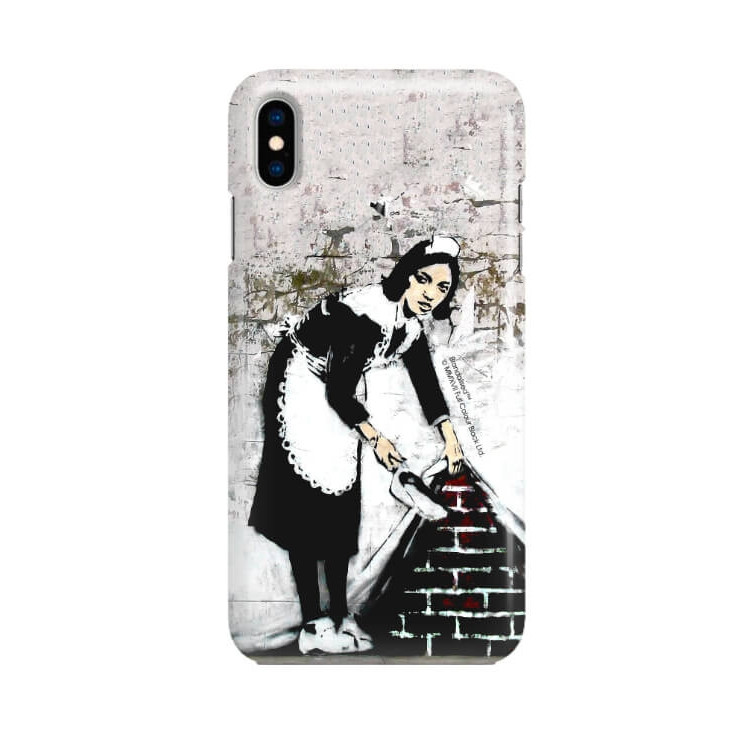 ETUI NA TELEFON IPHONE XS A1920 BANKSY WZÓR BK100