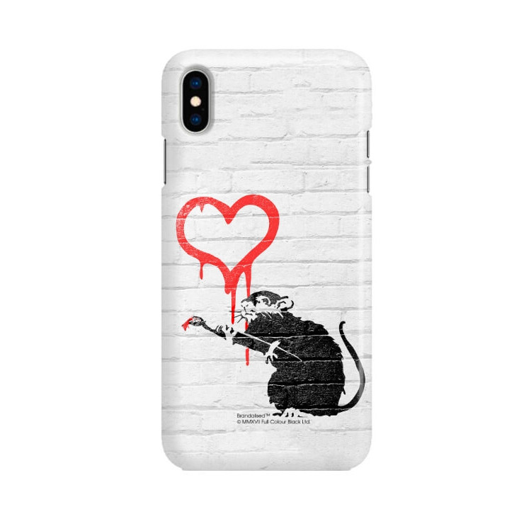 ETUI NA TELEFON IPHONE XS A1920 BANKSY WZÓR BK110