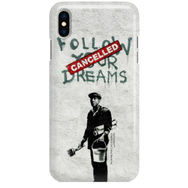 ETUI NA TELEFON IPHONE XS A1920 BANKSY WZÓR BK115