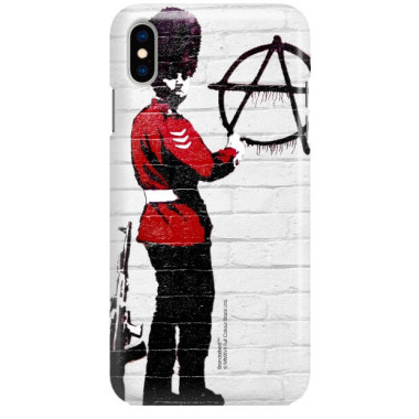 ETUI NA TELEFON IPHONE XS A1920 BANKSY WZÓR BK134