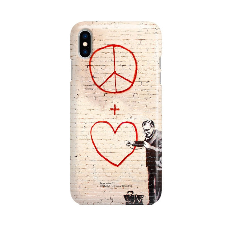 ETUI NA TELEFON IPHONE XS A1920 BANKSY WZÓR BK146