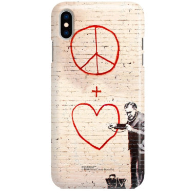 ETUI NA TELEFON IPHONE XS A1920 BANKSY WZÓR BK146