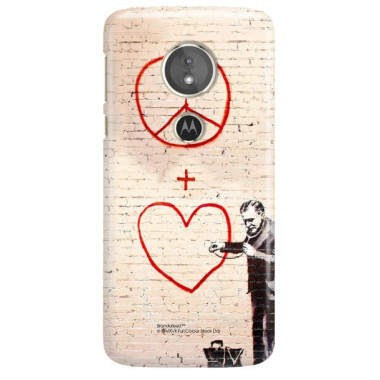 ETUI NA TELEFON LENOVO MOTO E5 PLUS BANKSY WZÓR BK146