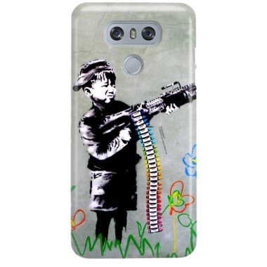 ETUI NA TELEFON LG G6 H870 BANKSY WZÓR BK162