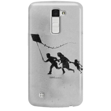 ETUI NA TELEFON LG K10 K430 BANKSY WZÓR BK168