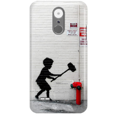 ETUI NA TELEFON LG K4 2017 M160 BANKSY WZÓR BK178