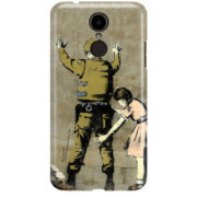 ETUI NA TELEFON LG K8 2017 M200N BANKSY WZÓR BK135