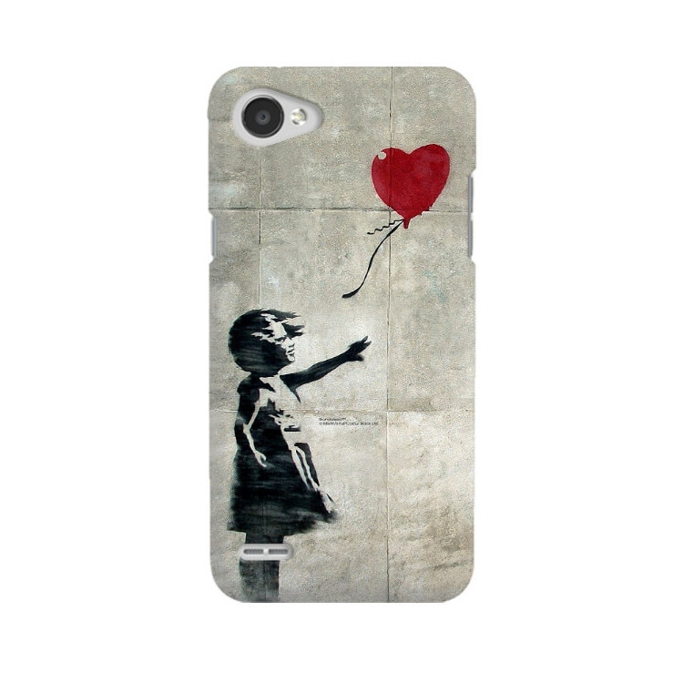 ETUI NA TELEFON LG Q6 BANKSY WZÓR BK179