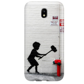 ETUI NA TELEFON SAMSUNG GALAXY J5 2017 J530 BANKSY WZÓR BK178