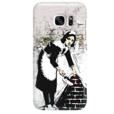 ETUI NA TELEFON SAMSUNG GALAXY S7 G930 BANKSY WZÓR BK100