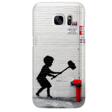 ETUI NA TELEFON SAMSUNG GALAXY S7 G930 BANKSY WZÓR BK178