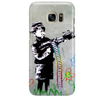 ETUI NA TELEFON SAMSUNG GALAXY S7 EDGE G935 BANKSY WZÓR BK162