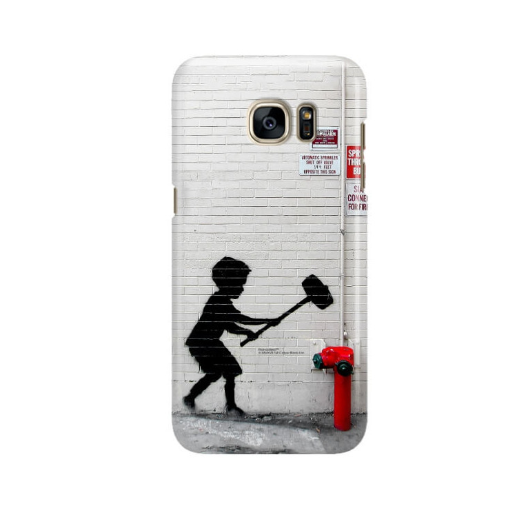 ETUI NA TELEFON SAMSUNG GALAXY S7 EDGE G935 BANKSY WZÓR BK178