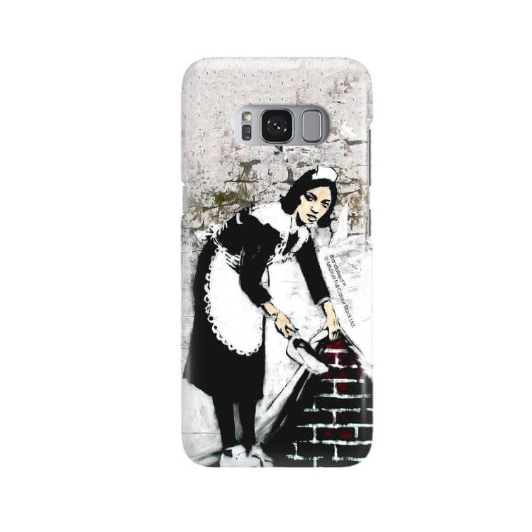 ETUI NA TELEFON SAMSUNG GALAXY S8 G950 BANKSY WZÓR BK100