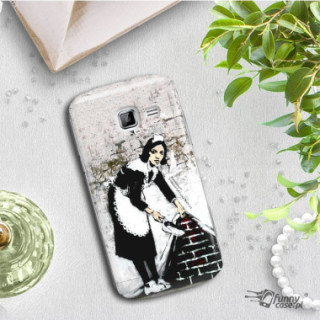 ETUI NA TELEFON SAMSUNG GALAXY S8 G950 BANKSY WZÓR BK100