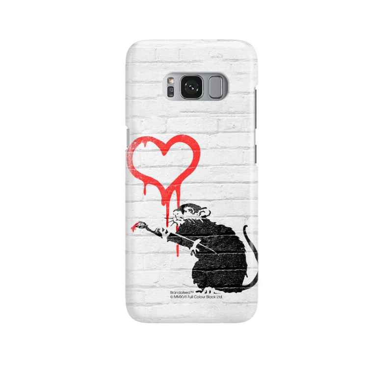 ETUI NA TELEFON SAMSUNG GALAXY S8 G950 BANKSY WZÓR BK110