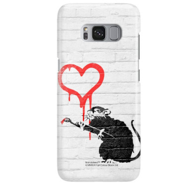 ETUI NA TELEFON SAMSUNG GALAXY S8 G950 BANKSY WZÓR BK110